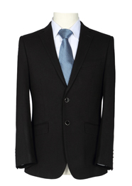 黑色磨毛職業(yè)西服套裝TMXFH100401